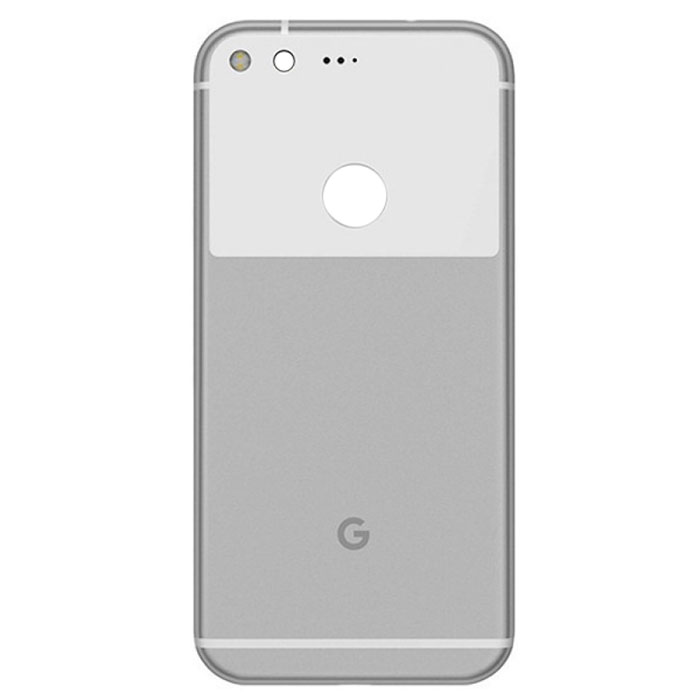 Google Pixel XL battery cover silver -  01