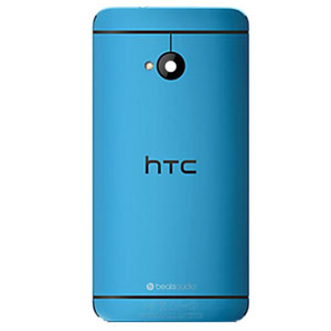 Задняя крышка HTC One M7 801e (синяя)
