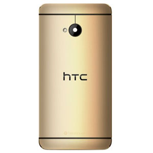 Задняя крышка HTC One M7 801e (золотая)