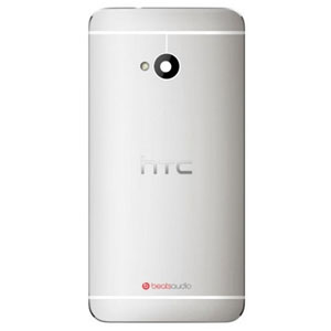 Задняя крышка HTC One M7 801e (серебряная)