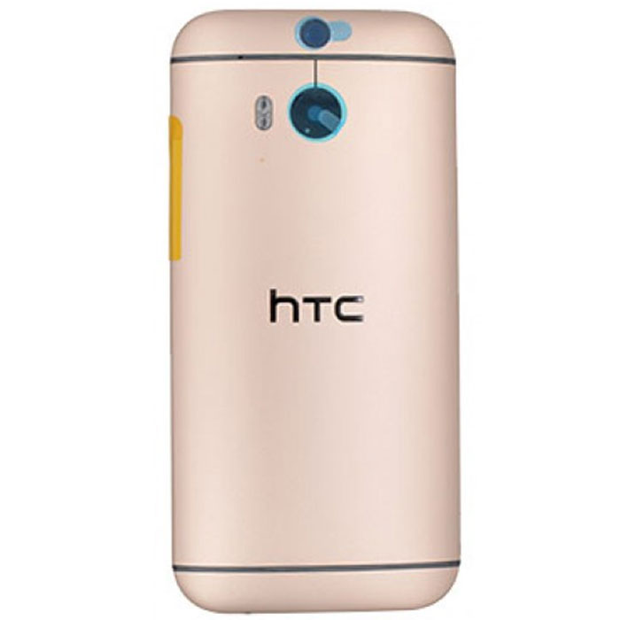 HTC One M8 battery cover gold -  01