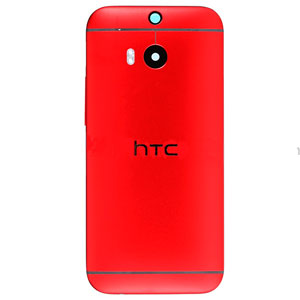 Задняя крышка HTC One M8 (красная)