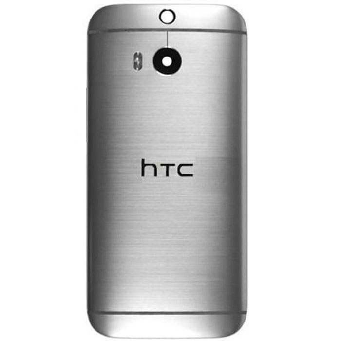 HTC One M8 battery cover silver -  01