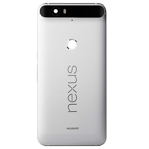 Задняя крышка Huawei Google Nexus 6P (серебряная)