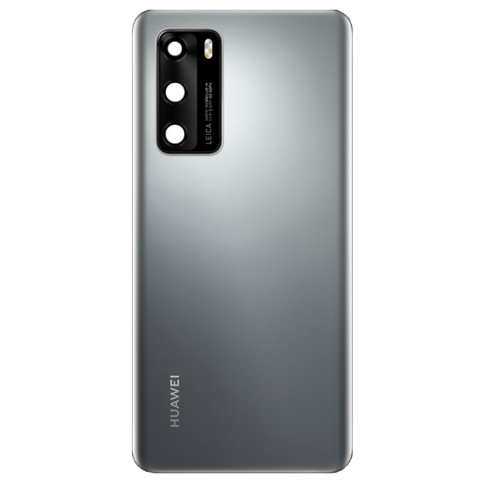 Huawei P40 battery cover silver -  01
