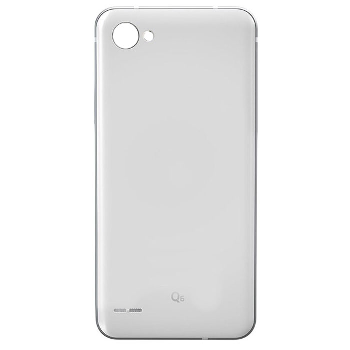 LG Q6 battery cover white -  01