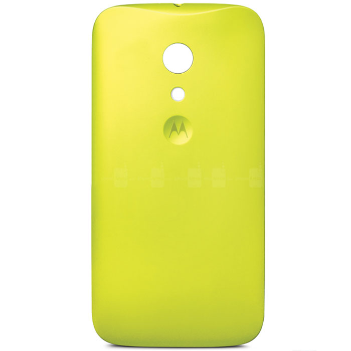 Motorola Moto G 2nd Gen battery cover yellow -  01