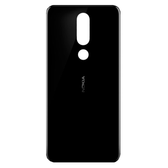 Nokia 5.1 Plus (Nokia X5) battery cover black -  01