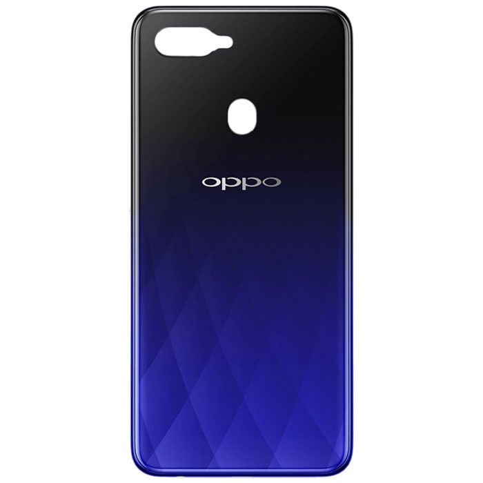 OPPO A7x battery cover black -  01