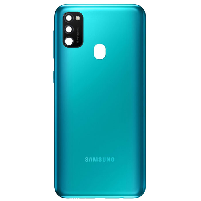 Samsung Galaxy M21 battery cover light blue -  01