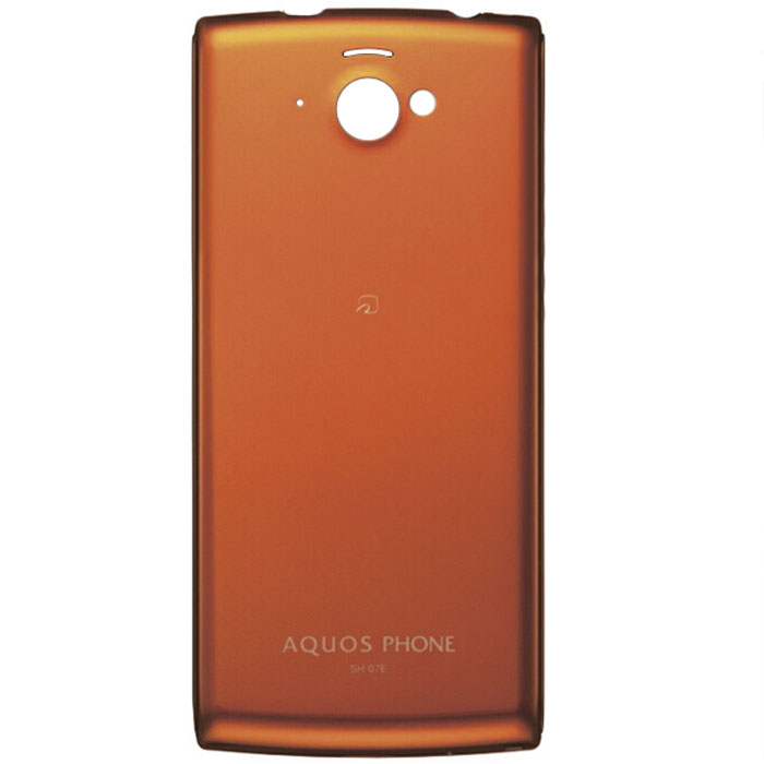 Sharp Aquos Phone SI SH-07E battery cover orange -  01