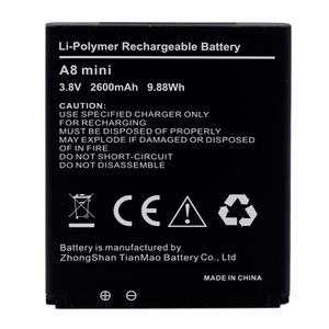  AGM A8 Mini battery