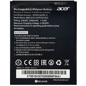 АКБ Acer BAT-A11