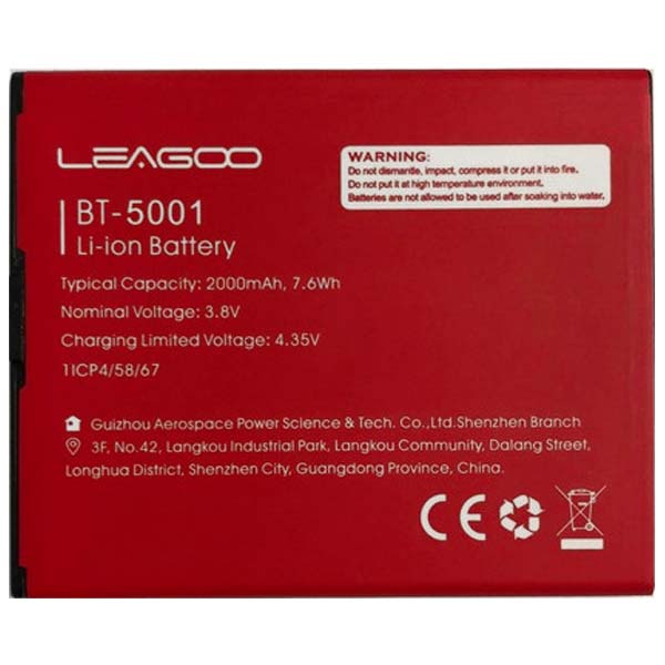  Leagoo BT-5001
