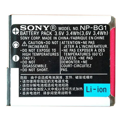  Sony NP-BG1