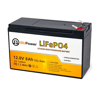 АКБ для ИБП BtrPower 8 Ah Lifepo4 