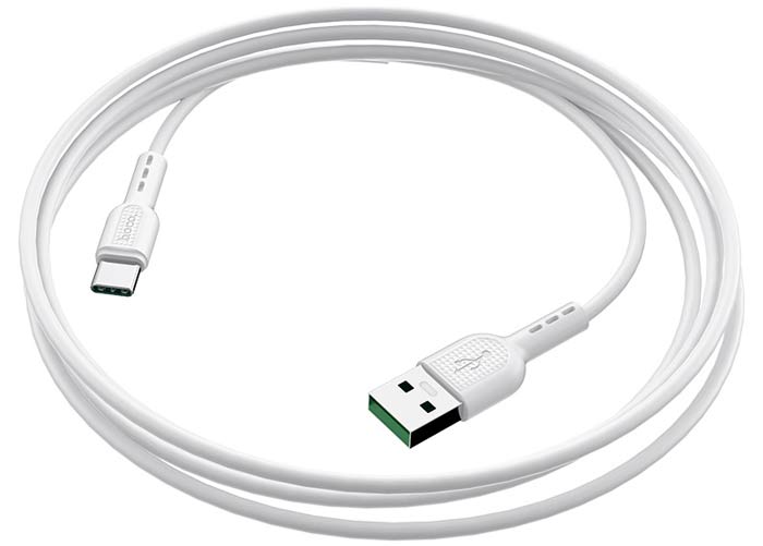 HOCO X33 Surge Cable 5A 1m Type-C white - фото 01
